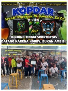 Kopdar Spesial Perjuangan 10 November 2024: Gantangan Juanda BC Kolaborasi dengan Netral BC Meramaikan Peringatan Hari Pahlawan