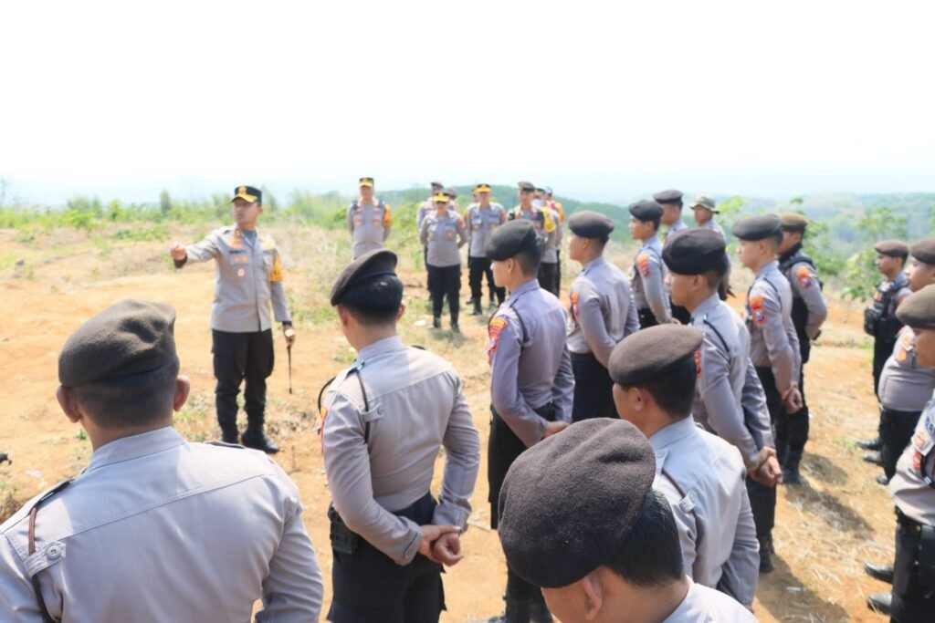 Polres Kediri Kota Gelar Latkatpuan Antisipasi Kerawanan Pilkada 2024