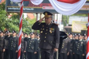 Wakapolresta Sidoarjo Pimpin Upacara Hari Pahlawan 2024