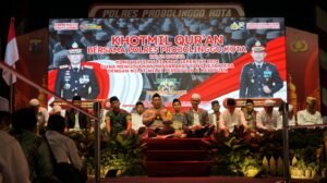 Cooling System Pilkada 2024 Polres Probolinggo Kota Gelar Khataman 1000 Santri dan Hafiz Qur’an
