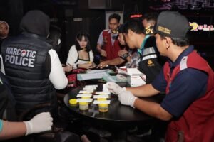 Cegah Peredaran Narkoba,Petugas Gabungan Polres Tuban Razia Tempat Hiburan Malam