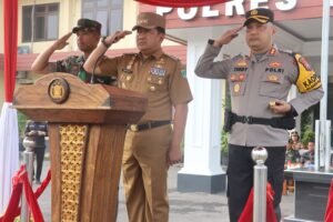Apel Pengecekan Pasukan Operasi Mantab Praja 2024, Kapolres Pasuruan Pastikan Pasukan Siap Kawal Pilkada 2024