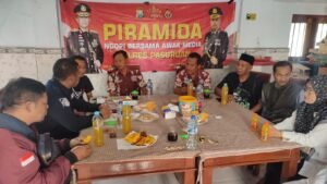 Humas Polres Pasuruan, Gelar kegiatan Piramida dengan awak media