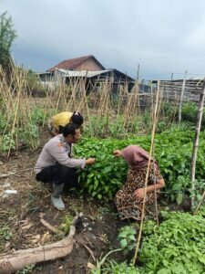 Polsek Jabon bersama Warga Bangunsari Siapkan Lahan Produktif Wujudkan Ketahanan Pangan