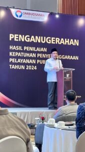 Ombudsman RI Gelar Penganugerahan Penilaian Kepatuhan Pelayanan Publik 2024