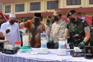 Polres Pasuruan Musnahkan Barang Bukti Narkotika, Miras, dan Knalpot Brong