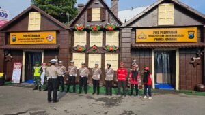 Wahana Rumah Coklat, Posyan Operasi Lilin Semeru 2024 Polres Jombang Siap Layanani Masyarakat