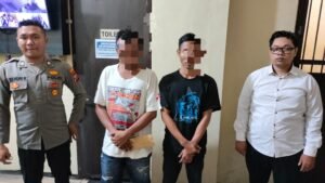Polres Nganjuk Amankan Dua Tersangka Pengedar Sabu