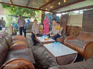Tasyakuran dan Salam Pamit Kapolsek Taman Lama ke Kapolsek Baru