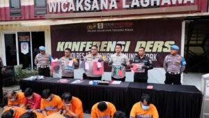 Polres Tanjungperak Ungkap 13 Kasus Kriminalitas di Awal Tahun 2025, Amankan 14 Tersangka