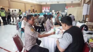 Polresta Sidoarjo Gelar Pemeriksaan Kesehatan Berkala Anggota