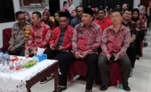 Dua Pilar Kecamatan Krian Hadiri Perayaan Tahun Baru Imlek di Klenteng Teng Swie Bio