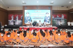 Polresta Sidoarjo Gempur Narkoba: 134 Tersangka dan Barang Bukti Berhasil di Amankan.