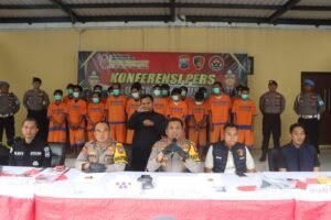 Satreskrim Polresta Sidoarjo Tangkap 19 Pelaku Curanmor, 15 Motor Disita