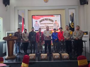 Dalam Rangka Polri Presisi, Polres Pasuruan Gandeng Mahasiswa untuk Gelar Baksos