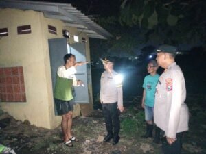 Kapolsek Candi Cek Kondisi Genangan Air di Perumahan Sentra Alam