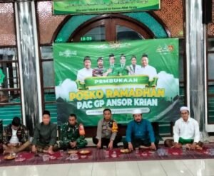 Kapolsek Krian bersama Forkopimka Menghadiri Pembukaan Posko Ramadhan 1446 H, GP Ansor dan Banser Krian Siap Jaga Keamanan Wilayah Krian 