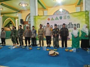 Polsek Taman Bersama Anggota DPRD dan Forkopimka Kunjungi Posko Ramadhan di Masjid Al-Jihad Gilang