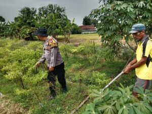 Warga Kedungsukodani Peduli Ketahanan Pangan Polresta Sidoarjo