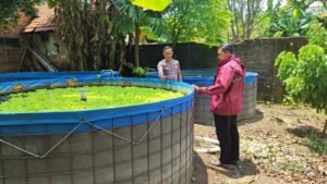 Polsek Wonoayu Cek Budidaya Ikan Mujaer Wujudkan Ketahanan Pangan Polresta Sidoarjo