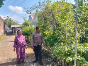 Kapolsek Tanggulangin Dorong Bhabinkamtibmas Proaktif Sambangi Warga, Dukung Ketahanan Pangan