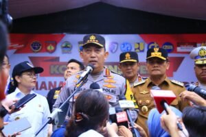 Tinjau Kalikangkung, Kapolri Tegaskan Rekayasa Lalin Efektif Bikin Arus Mudik Lancar