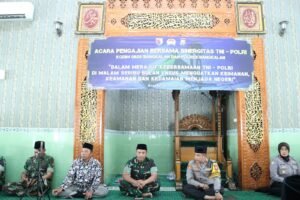 Indahnya Kebersamaan, Sinergitas Kodim 0829 dan Polres Bangkalan Gelar Pengajian di Bulan Ramadhan