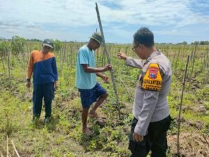 Bhabinkamtibmas Desa Wonoplintahan Laksanakan Pengecekan Lahan P2B 