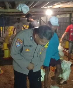 Bhabinkamtibmas Wates Pantau Hewan Ternak untuk Dukung Ketahanan Pangan