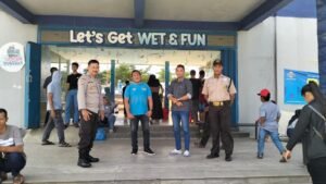 Polsek Krian Terus Bergulir Mantau Water Park Wahana Rekreasi Berlibur di Desa Kraton 