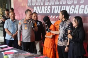 Polres Tulungagung Tetapkan 7 Tersangka Kasus Balon Udara Berpetasan 105 buah