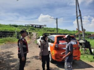 Patroli Sat Samapta Polresta Sidoarjo Antisipasi Lonjakan Wisata di Kawasan Lumpur Lapindo