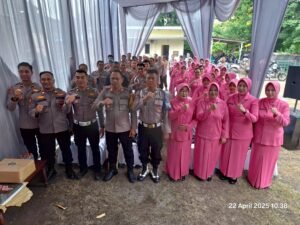 Kapolsek Wonoayu Lepas Purna Tugas Aiptu Purnomo Sidi, Bukti Bangun Silaturahim Selamanya 