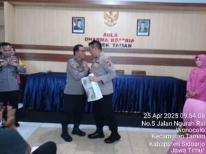 Pisah Sambut Kapolsek Taman Bertema “Seduluran lan Guyub Rukun” Berlangsung Penuh Haru dan Keakraban