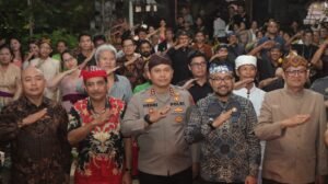 Kapolres Nganjuk Hadiri Dharma Santi, Serukan Toleransi Antarumat Beragama