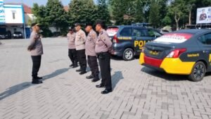 Kesiapsiagaan Unit Samapta Polsek Sidoarjo Kota, Mengawali Giat Antisipasi Permasalahan di Wilayah