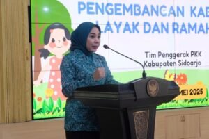 Ketua TP PKK Sidoarjo Dorong Keterlibatan dan Peran Aktif Kader PKK dalam Program Sidoarjo Kabupaten Layak dan Ramah Anak