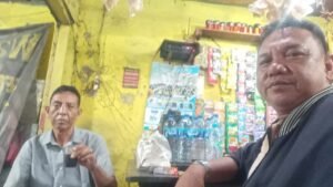 Kanit Intelkam Polsek Krian Gelar Cangkrukan Kamtibmas Bersama Tim Media, Jaga Kondusifitas Wilayah