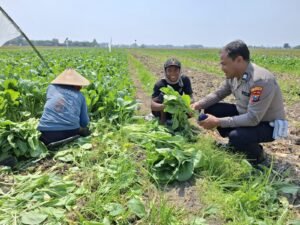 Polsek Wonoayu Perkuat Program Ketahanan Pangan, Dukung Asta Cita Presiden Prabowo