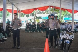 Polres Jember Gelar ‘Pondok Pesantren Road Safety’ Ajak Santri Jadi Pelopor Tertib Lalu Lintas