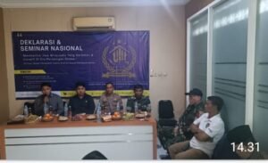 Kapolsek Krian Hadiri Deklarasi dan Seminar Nasional Pedagang Madura