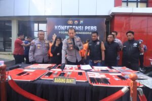 Polres Bojonegoro Berhasil Ungkap Narkoba 17 Tersangka Diamankan