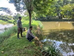 Polsek Sidoarjo Kota Optimalkan Lahan Ketahanan Pangan di Desa Rangkah Kidul