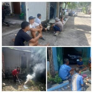 Warga RT 09/RW 16 Jaya Regency Gelar Kerja Bakti Sambut HUT RI ke-80 dan Antisipasi DBD