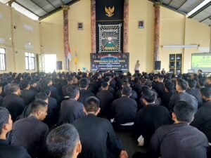 Pesan Polisi untuk 368 Calon Warga Baru PSHT Cabang Kota Kediri