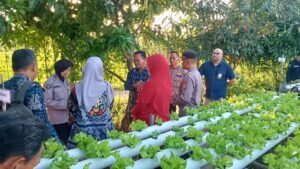 Polsek Krian Sambut Hangat Kedatangan Tim Penilai P2B Tingkat Prov Jatim di Bumdes Ponokawan