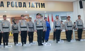 Polda Jawa Timur Ikuti Upacara Pemuliaan Nilai – nilai Luhur Tribrata Sambut Hari Bhayangkara ke -79
