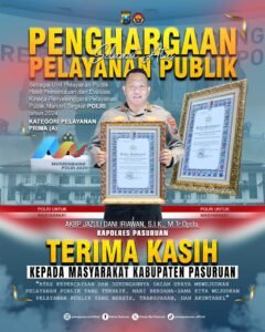 Polres Pasuruan Raih Penghargaan Pelayanan Prima di Ajang Musrenbang Polri 2025