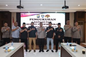 Polres Pelabuhan Tanjungperak Kukuhkan Satgas Sentot Prawirodirdjo Amankan Malam Satu Suro