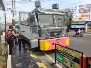 Suran Agung Polres Madiun Kota Rekayasa Lalin Sesuai Maklumat Aman Suro 2025